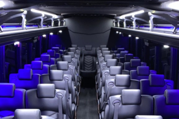Denver Charter Bus Interior