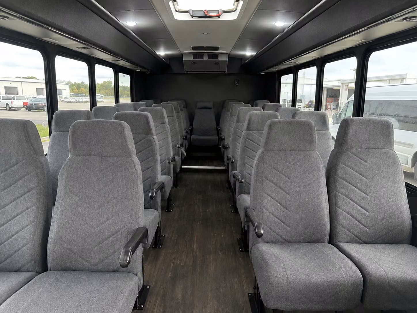 15 passenger minibus inside