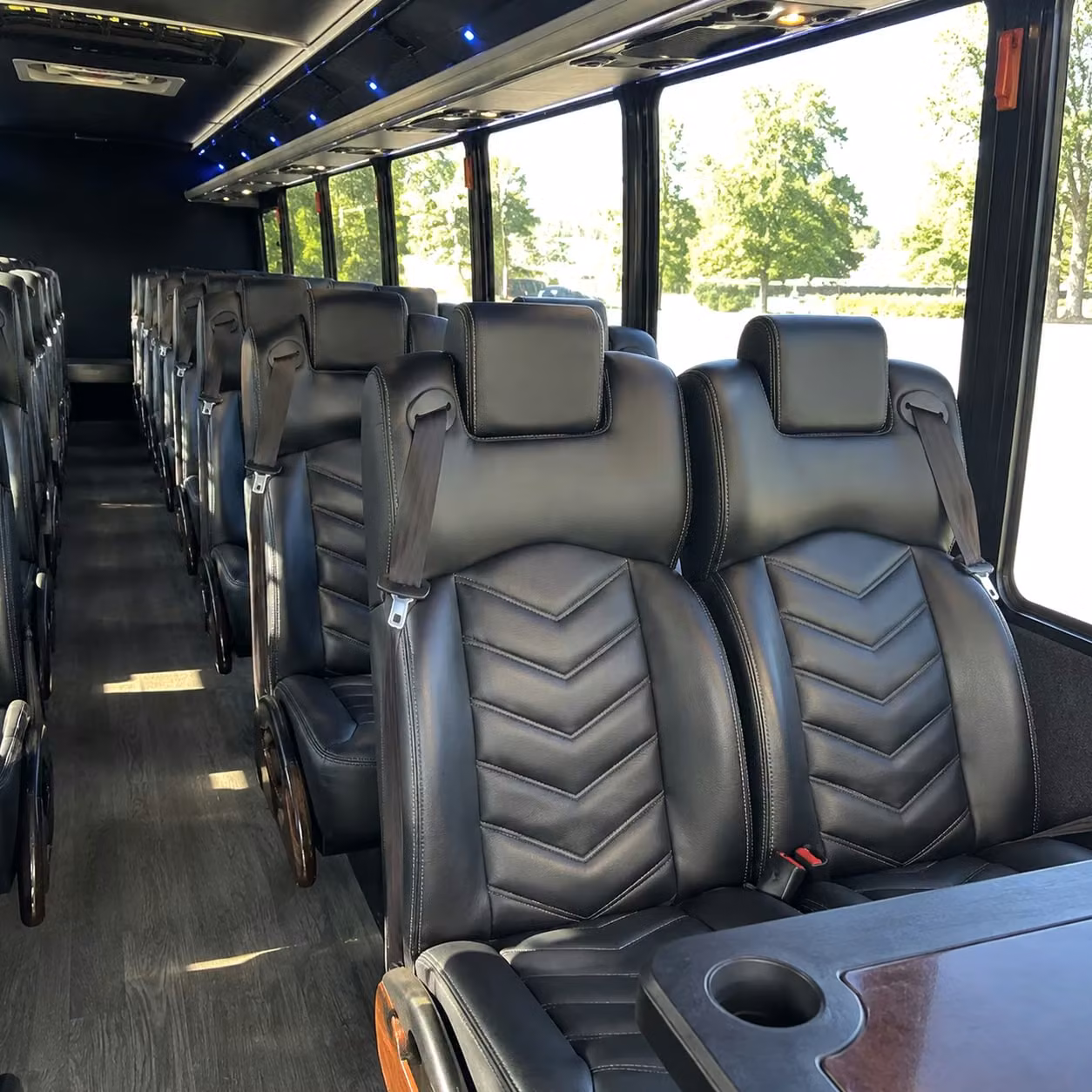 30 passenger minibus inside