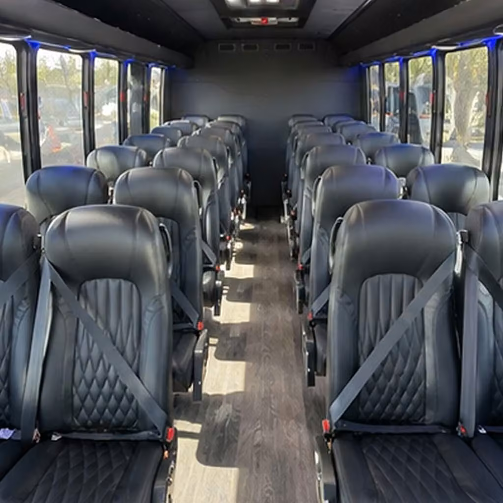 35 passenger minibus interior