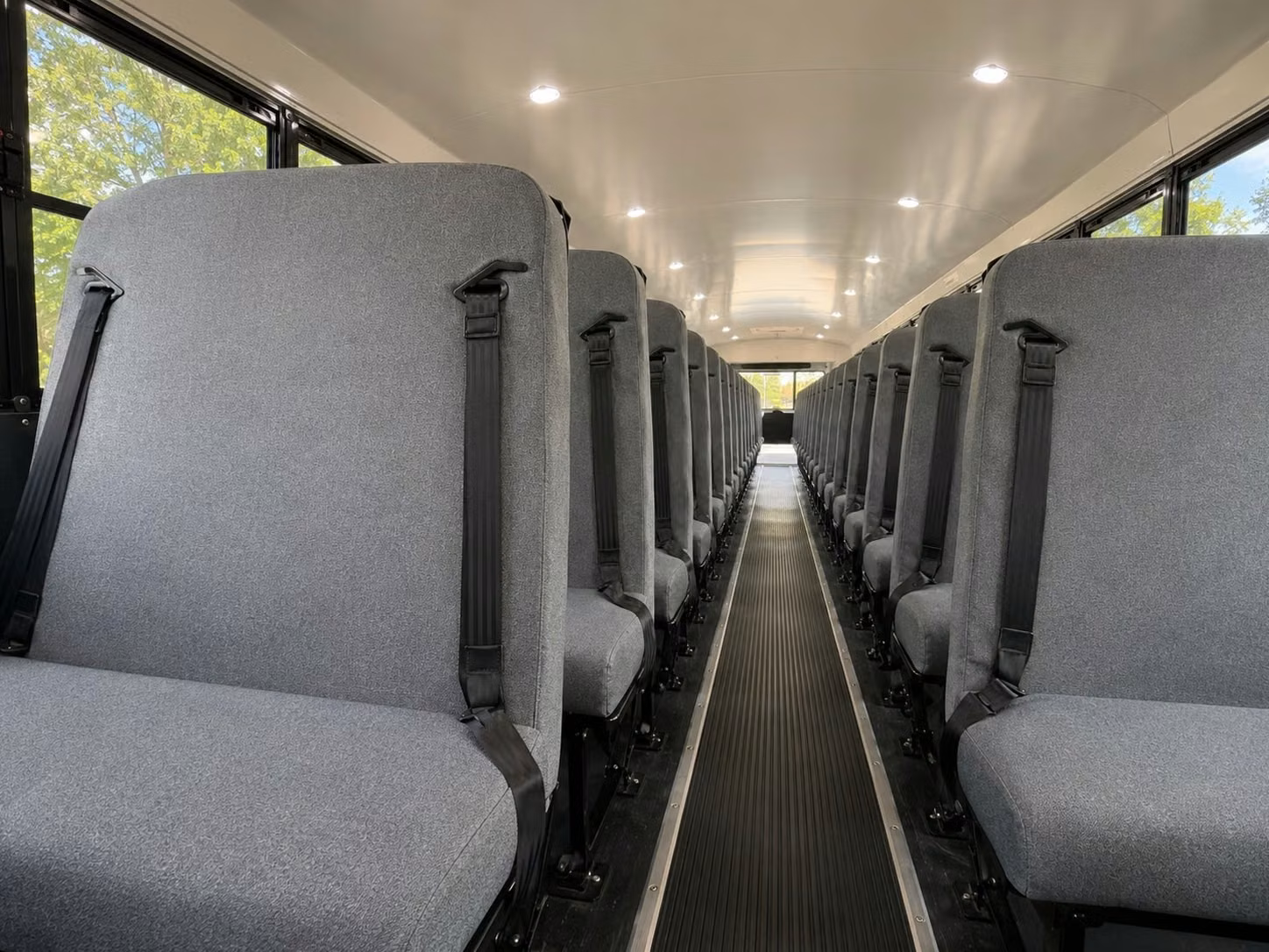 school bus interior